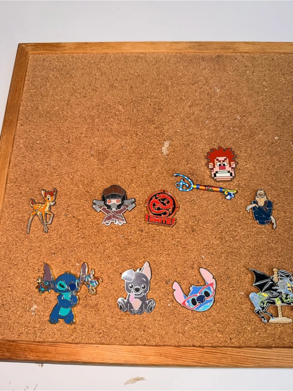 Disney Loungefly Fantasy Pin Lot Stitch Marvel Smite Bambi Wreck-It Ralph